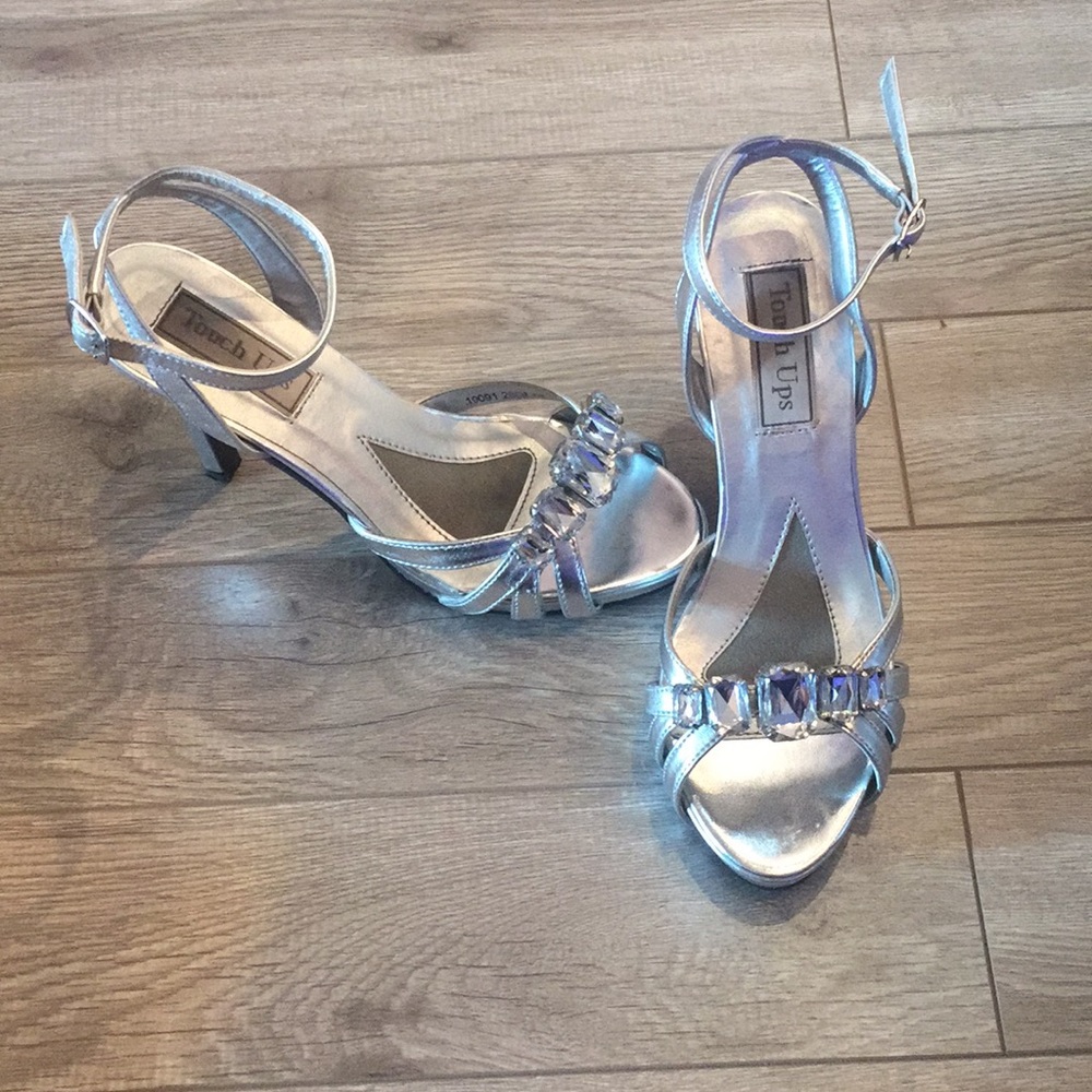 Silver Touch Ups Heels